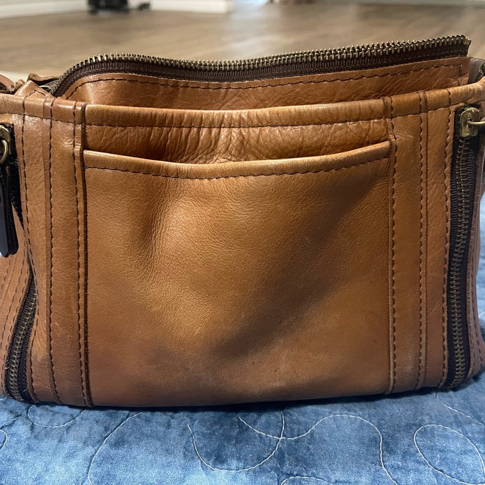 Texas Carpet Bagger Leather Concealed Carry Shoulder Bag - Picture 5 of 7